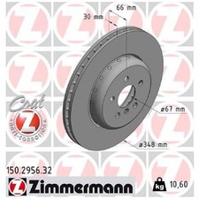 2x Zimmermann Scheibenbremse vorne 26045351 452650 34116860909 34106865723