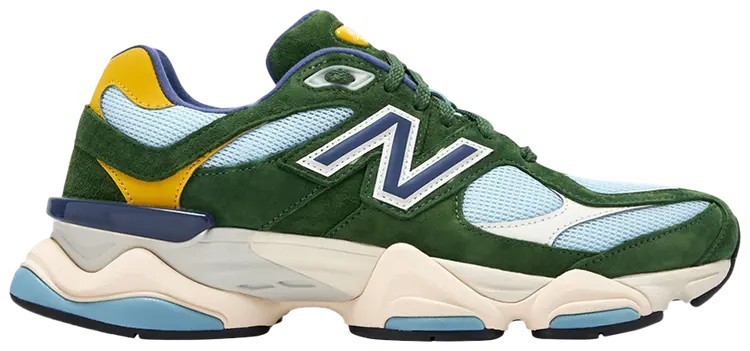 New Balance 9060LDA  Women’s Size 9.5 Green Suede Lifestyle Sneakers NWHB New Balance 9060 Multicolor U9060LDA | SneakerNews.com main image 2