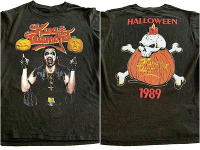 1989 King Diamond Halloween Tour Tee 2 sided Black T shirt Unisex NH23051