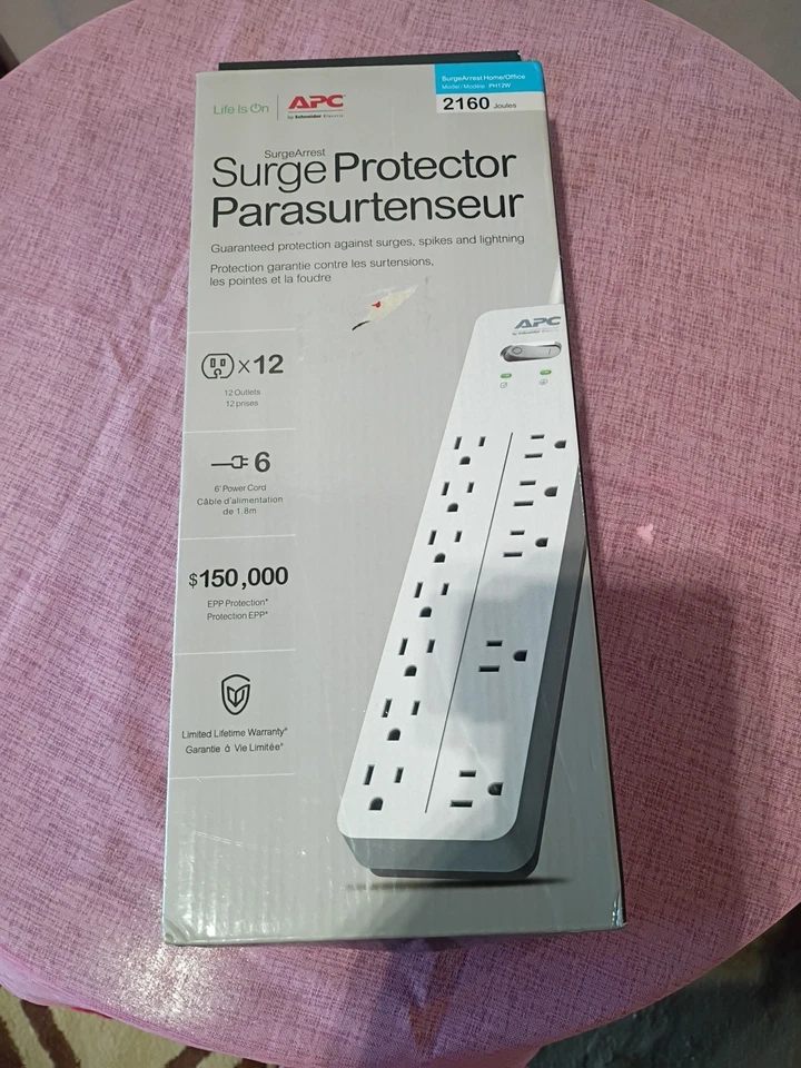 APC Surge Arrest Home/Office Surge Protector New In Box 12 Outlets - Image 2 of 4