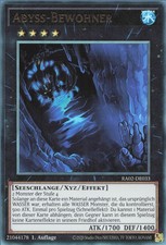 YuGiOh Abyss-Bewohner (V.7) RA02-DE033 Ultimate Rare Deutsch Neu 1st
