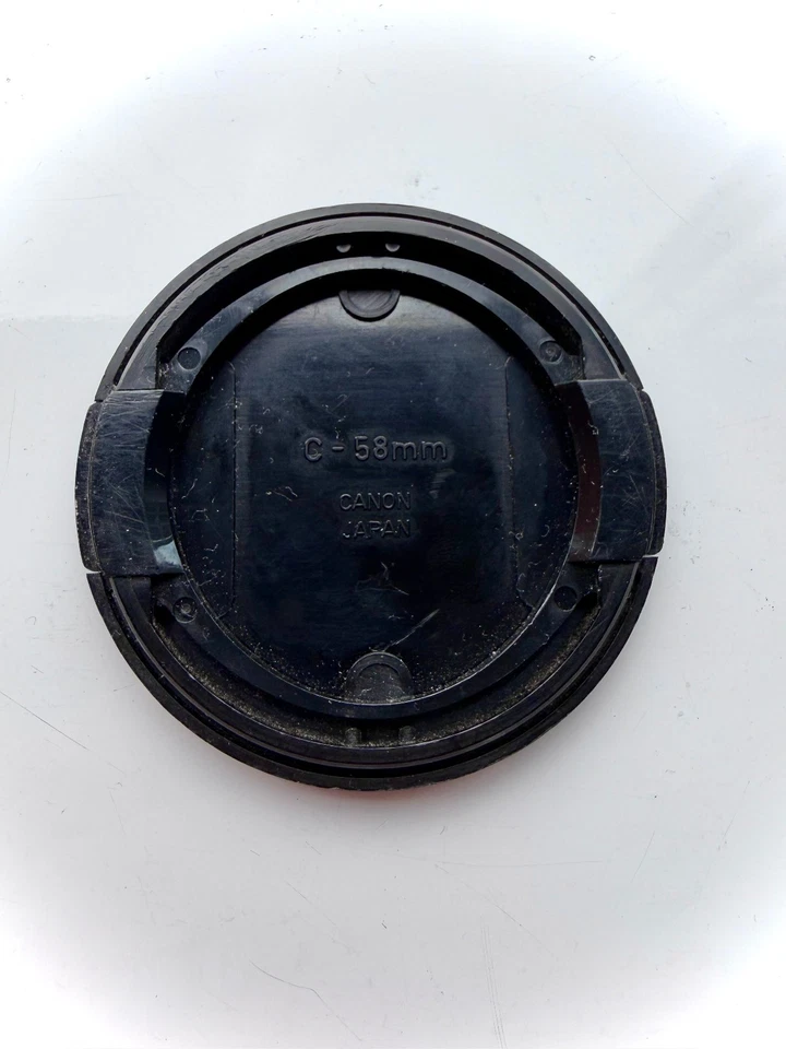 CANON OEM 58mm Front Lens Cap for Rebel T3 T5 T7i W/ 18-55mm IS, 75-300mm Lenses - Image 3 of 3