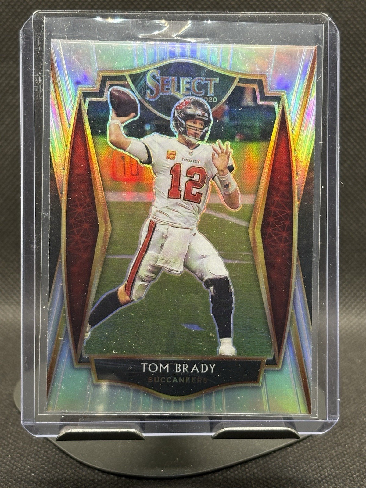 2020 Panini Select #101 Tom Brady Silver Holo Prizm Bucs Patriots #12 MVP SP