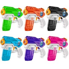 Water Guns for Kids 6 Pack Squirt Guns Water Soaker Blaster 220CC Capacity 15...