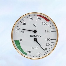 Wall Mounted Thermometer Temperature Measurement Range Metal Outer Ring Design