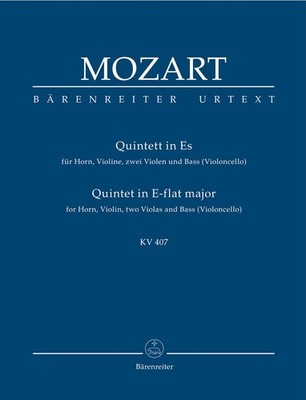 Quintet for Horn in E-flat major (K.407) (Study Score) Chamber Ensemble Instrume
