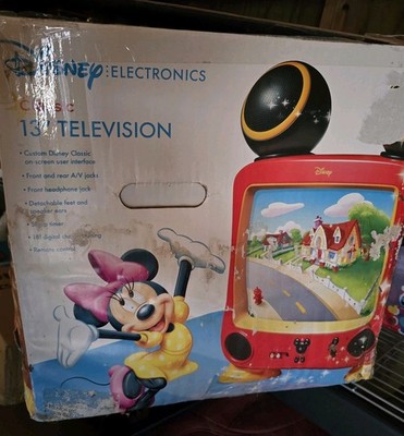 Vintage - RARE -Disney Mickey Mouse Television W/Remote & Box