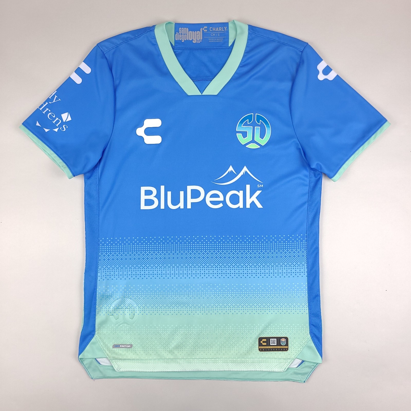 San Diego Loyal Jersey Mens Small Blue Third Stadium Soccer Shirt 2023-2024
