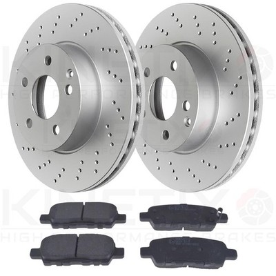 GELOCHTE BREMSSCHEIBEN MINTEX BELÄGE HINTEN FÜR NISSAN JUKE NISMO RS 1.6 DIG-T 292mm