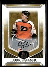 2020-21 SP Signature Edition Legends Gold Terry Carkner Philadelphia Flyers #93