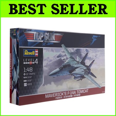 Maverick's F-14A Tomcat Model Kit - Iconic 1/48 Scale Fighter Jet Assembly