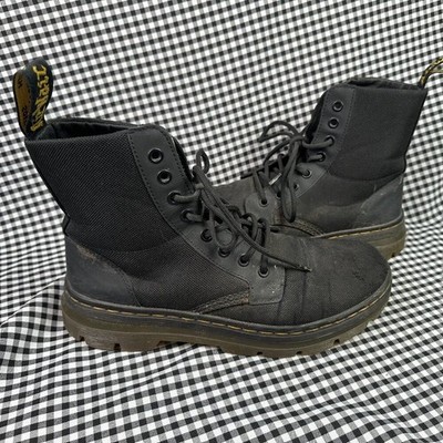 Dr. Martens Combs Black Canvas Utility Boots Mens 9 Womens 10 s-l400.jpg main image 2