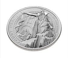 1oz The Royal Mint 2025 Count Dracula Silver Bullion Coin 999 Fine Silver 1oz