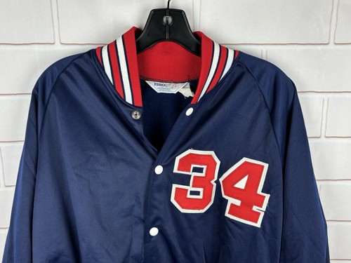 Vintage Oregon Rain #34 Bike Southern Athletic Bomber Jacket Large Blue - Bild 4 von 8
