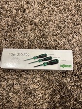 WAGO 210-722 Operating Tool Set with Partially Insulated Shaft Screwdrivers