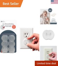 24 Pack Baby Safety Outlet Plug Covers - Easy Childproofing, BPA-Free Design