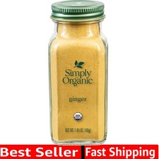 1.64 oz Organic Ground Ginger Root - Non-Irradiated, Flavor Booster
