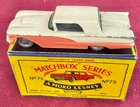Moko Lesney Matchbox N0 75 Ford Thunderbird, Blue Base W/ Original Box