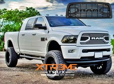 Paintable Black Big Horn Grille For 13-18 Dodge Ram 2500 3500 Replacement W Ram Paintable Black Big Horn Grille For 13-18 Dodge Ram 2500 3500 Replacement W Ram