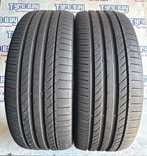 2X 255/45/22 107Y CONTINENTAL CONTISPORT CONTACT TREAD 6mm REF S54 2554522 TYRES