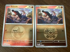 Pokemon Salandit 034/217 Me: Ascended Heroes Energy Quick Ball Reverse Holo Set