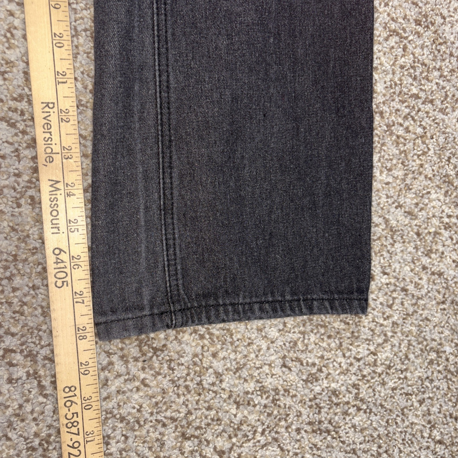 Rock N Run Classic Denim Black Wash Jeans Size 44x32 Fits 40 X 28 - View 9
