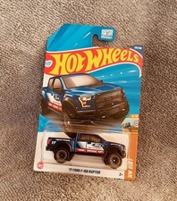 2 PACK-Hot Wheels '17 Ford F-150 Raptor- Dark Blue PERFORMANCE BF GOODRICH