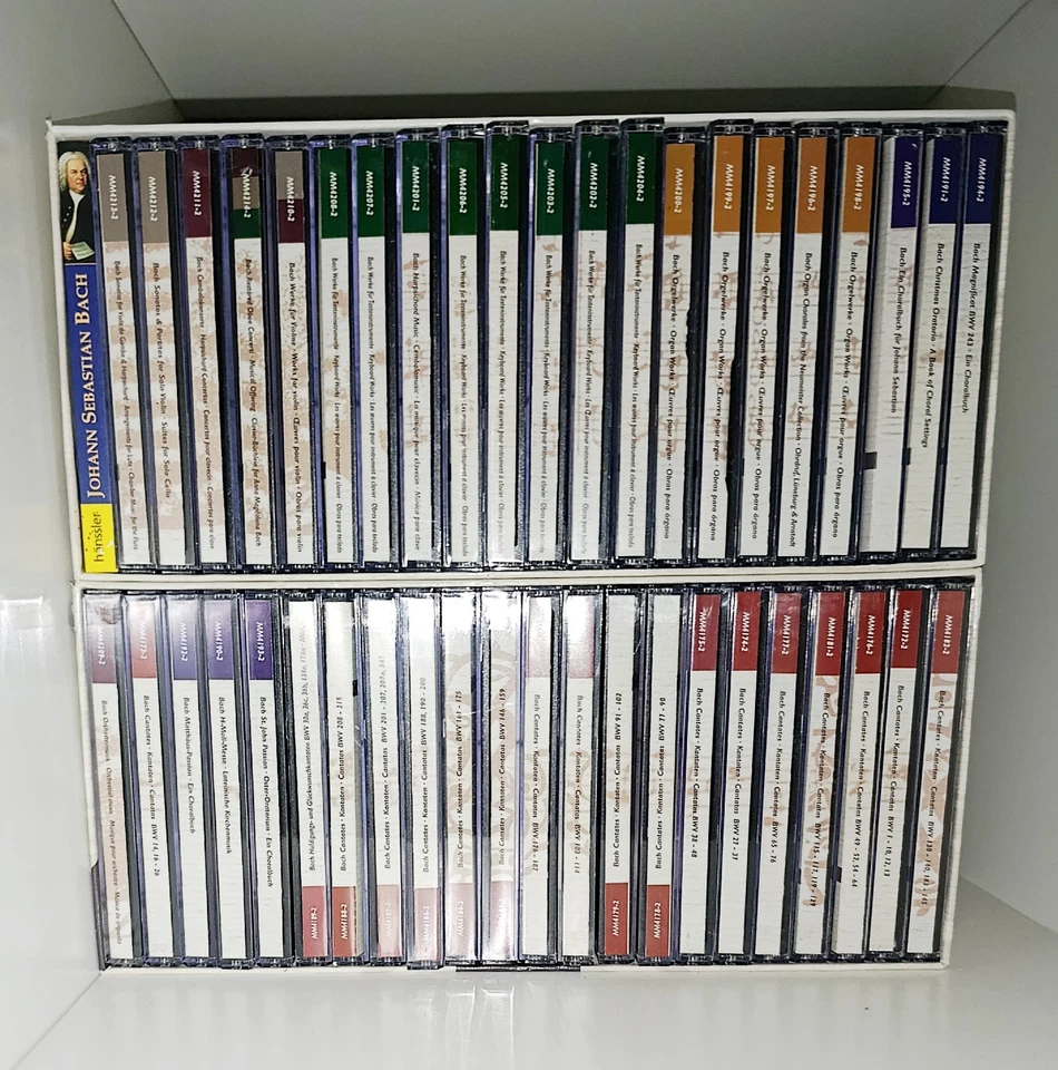Johann Sebastian Bach Die Kompletten Werke Hänssler Edition Bachakademie 171 CDs - Bild 2 von 2