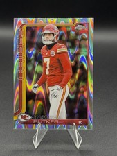 2025 Topps Chrome Football Harrison Butker #151 Raywave Refractor