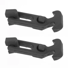  2 Pcs Truck Toolbox Latch Replacement Rubber Flexible Hasp T-handle Buckle