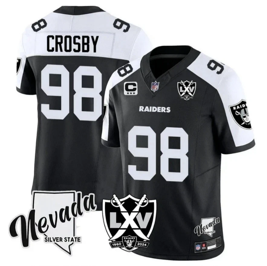 NWT Maxx Crosby Raiders Rare LIMITED EDITION Game Player Jersey