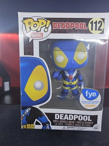Funko Pop! Vinyl: Marvel - Deadpool (Thumbs Up) (Blue) - FYE (Exclusive) #112