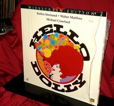 'HELLO, DOLLY ' Barbra STREISAND on Stereo Dble 12-In. WS Laser Disc, In Shrink