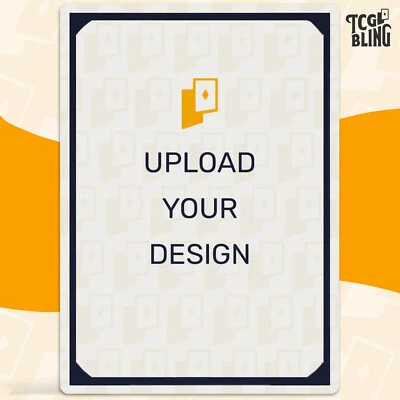 TCG BLING Custom MTG Token. Upload your own image by message. ONLY FRONT card Poker size