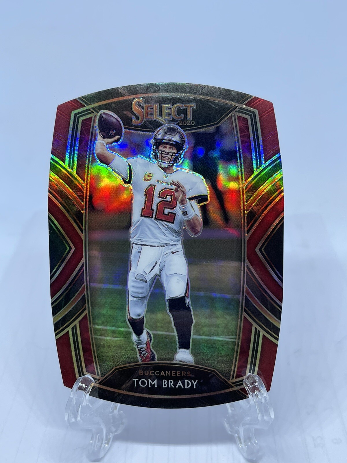 2020 Select Maroon Club Level Die Cut Tom Brady