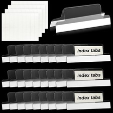 2 Inch Insertable Self-Adhesive Tabs with Printable Inserts with File Folder 50