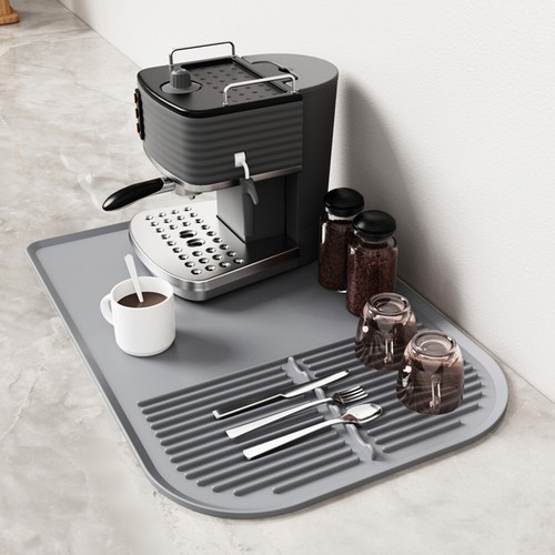 Silicone Kitchen Mat 60x40 cm for Coffee Machines with Spill Containment - Picture 22 of 33