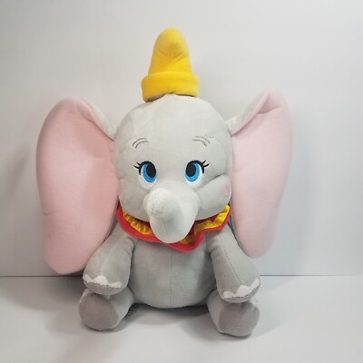 Disney Store Collection Big Ear Dumbo Plush Stuffed Animal 14'' Toy New
