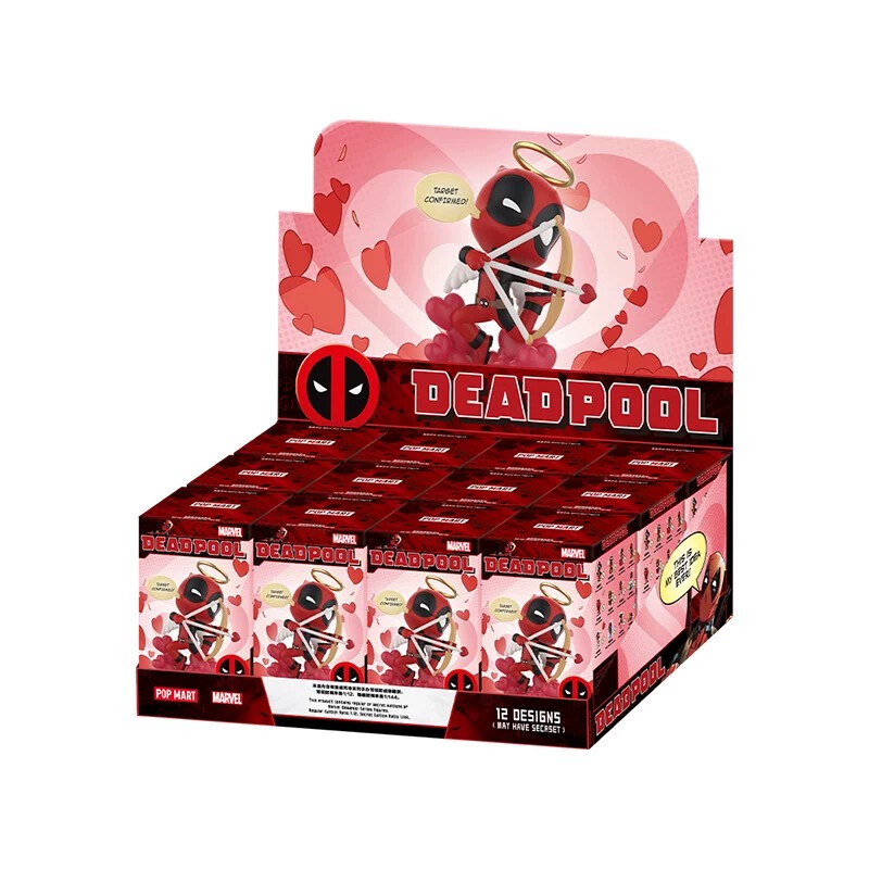 POP MART DEADPOOL フィギュア　新品未開封　シュリンク付き Authentic X Marvel Deadpool Series Blind Box One Set (12pcs) HOT