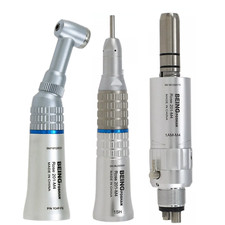 BEING Dental Contra Angle Straight Air Motor 4 Hole Slow Low Speed Handpiece NSK