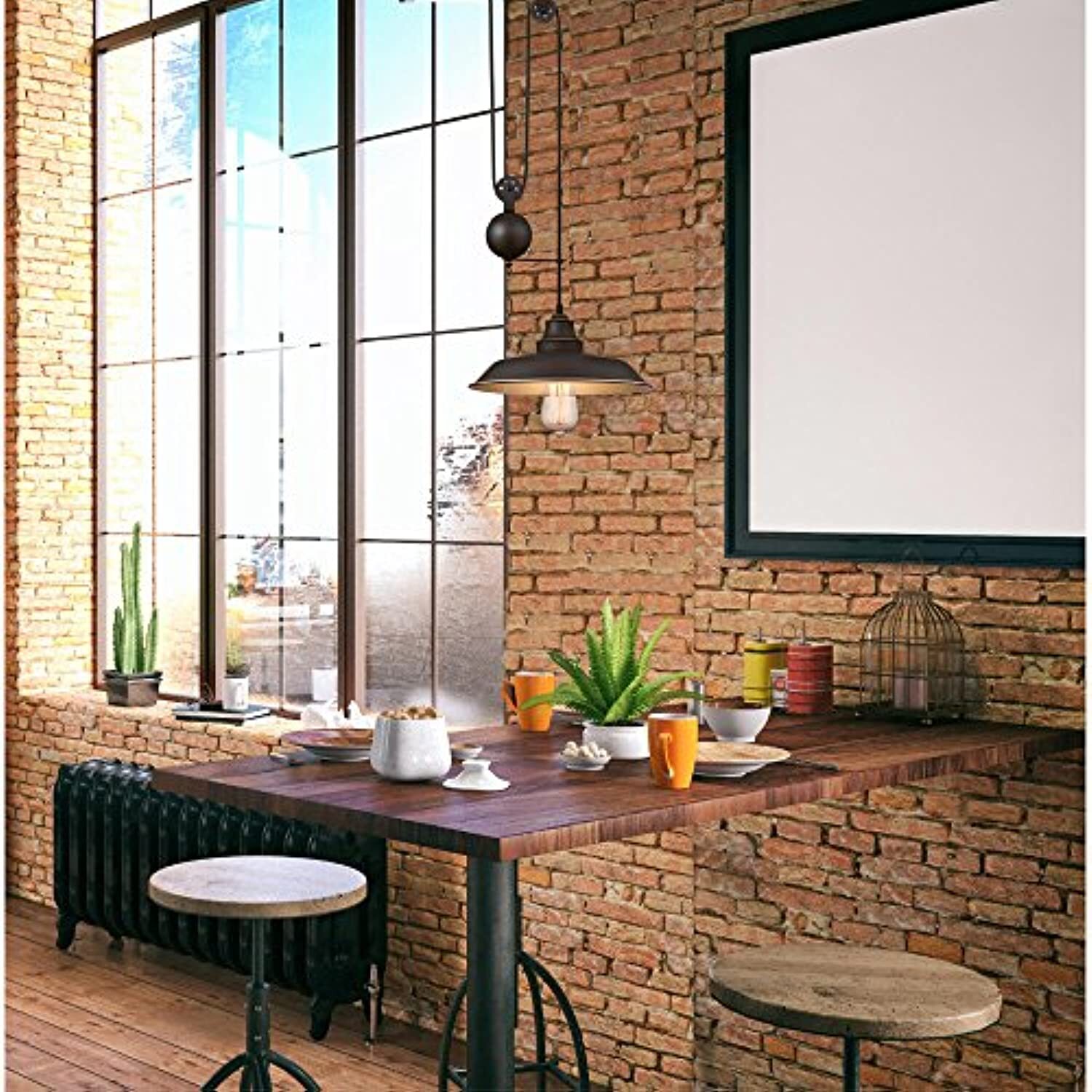 Westinghouse Lighting 6363200 Iron Hill One-Light Pulley, Oil Rubbed Bronze