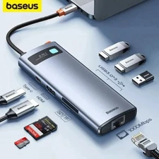 USB Hub 8in1 Adapter HUB HDMI PD Type 3.0 Station Type C Docking Laptop Dock OTG