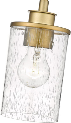 Z-Lite 492MP-OBR Beckett 1 Light 5 inch Olde Brass Mini Pendant Ceiling Light
