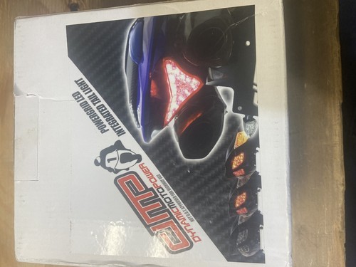 DMP POWER GRID LED TAIL LIGHT DARK SMOKE KAWI 05-06 ZX6R 06-07 ZX10R 905-4409D - Picture 2 of 5