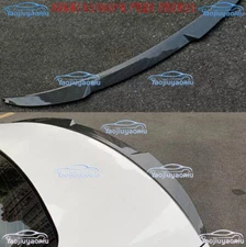 For 2016-2022 Chevrolet Malibu Carbon Fiber ABS Rear Tail Trunk Spoiler Wing Lip