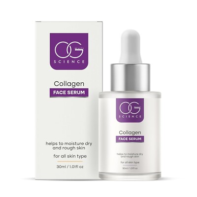 Collagen Face Serum, For Ageless Younger Skin/Anti Aging Repair Serum vegan 30ml