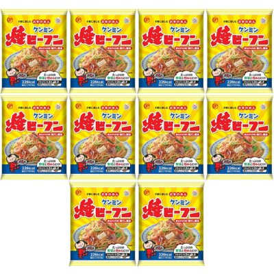 Kenmin instant grilled rice noodles 65g × 10 pieces from Japan