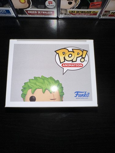 Funko Pop One Piece Roronoa Zoro 327 Glow in the Dark Kody Exclusive w Protector - Picture 6 of 7