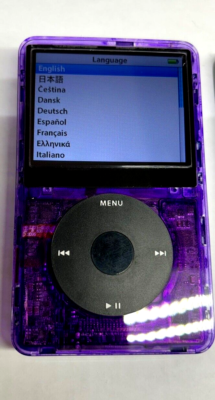 iPod♪ APPLE iPOD CLASSIC 5.5th Atomic Purple 128GB SSD Wolfson DAC