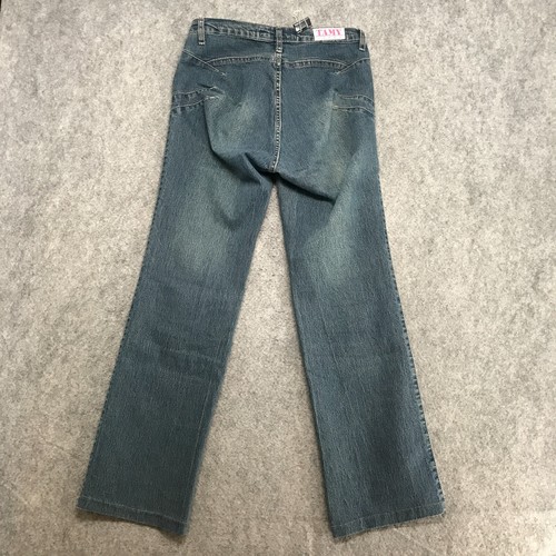 Tammy Jeans Womens Size EU 44 Straight Leg Regular Rise Faux Pockets Faded Denim